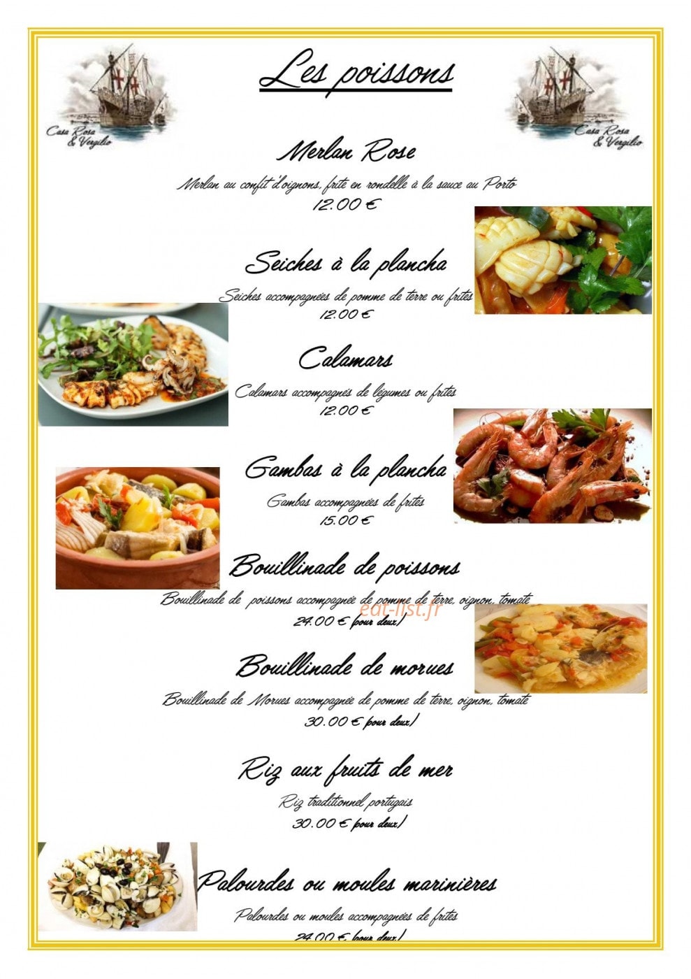 Casa Rosa & Virgilio — carte page 2