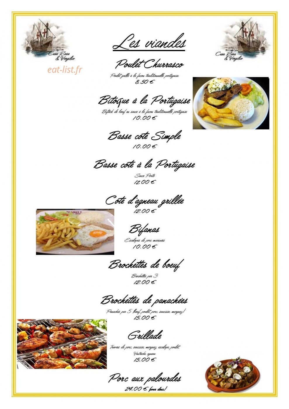 Casa Rosa & Virgilio — carte page 3