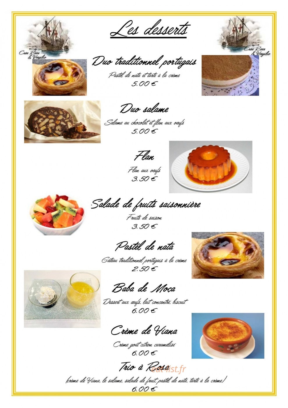 Casa Rosa & Virgilio — carte page 9