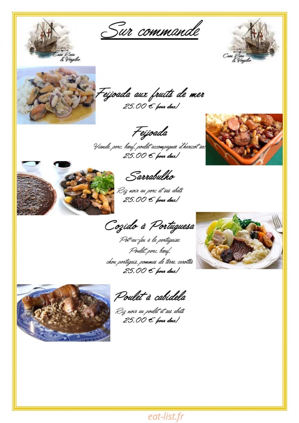 Casa Rosa & Virgilio — carte page 4