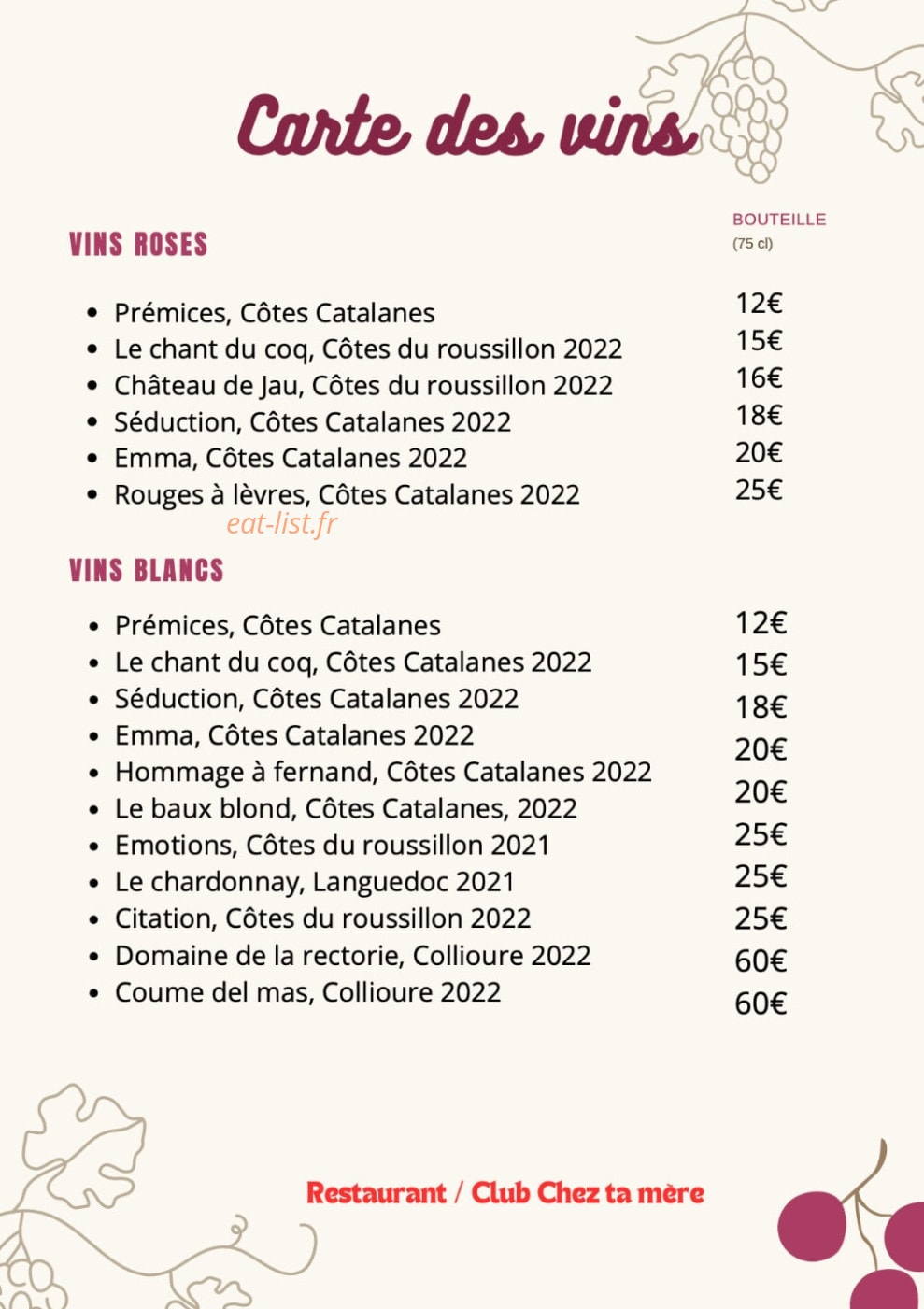 Chez ta mère — carte page 4