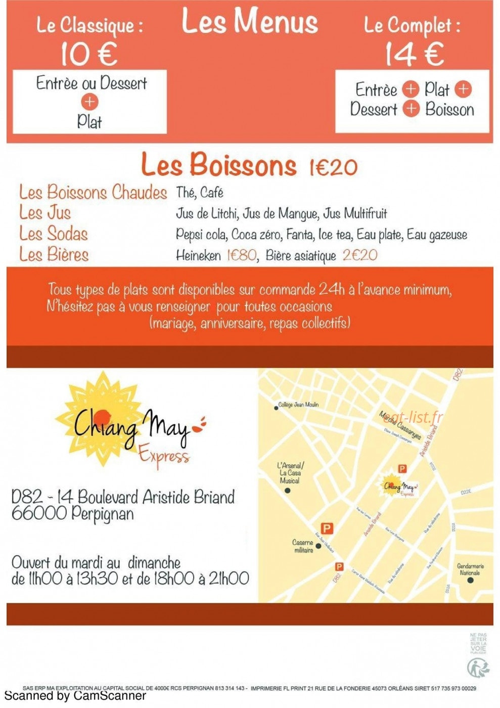 Chiang May Express — carte page 2