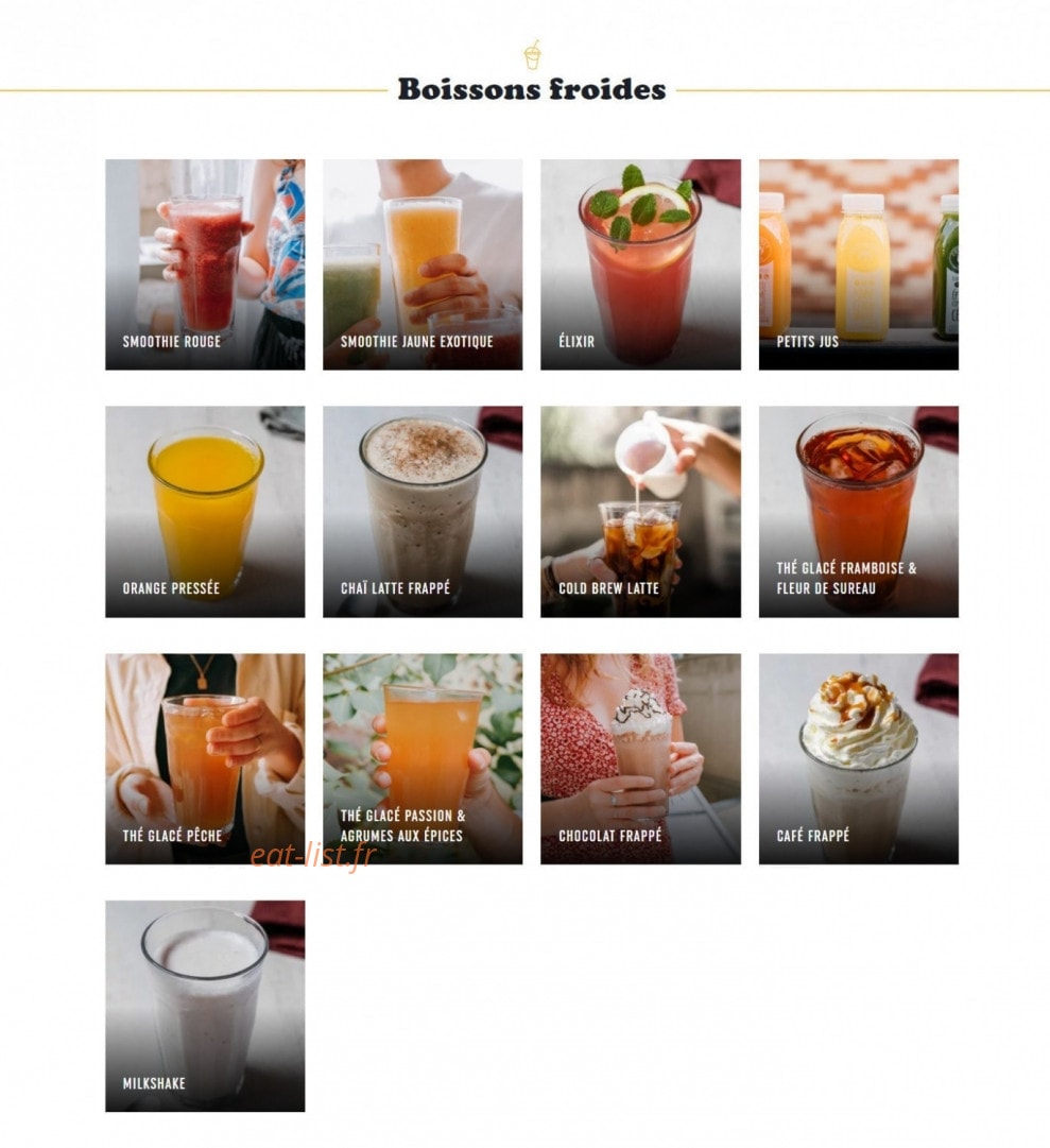 Columbus Café & Co — carte page 4