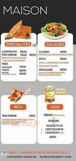 Elor food — carte page 4