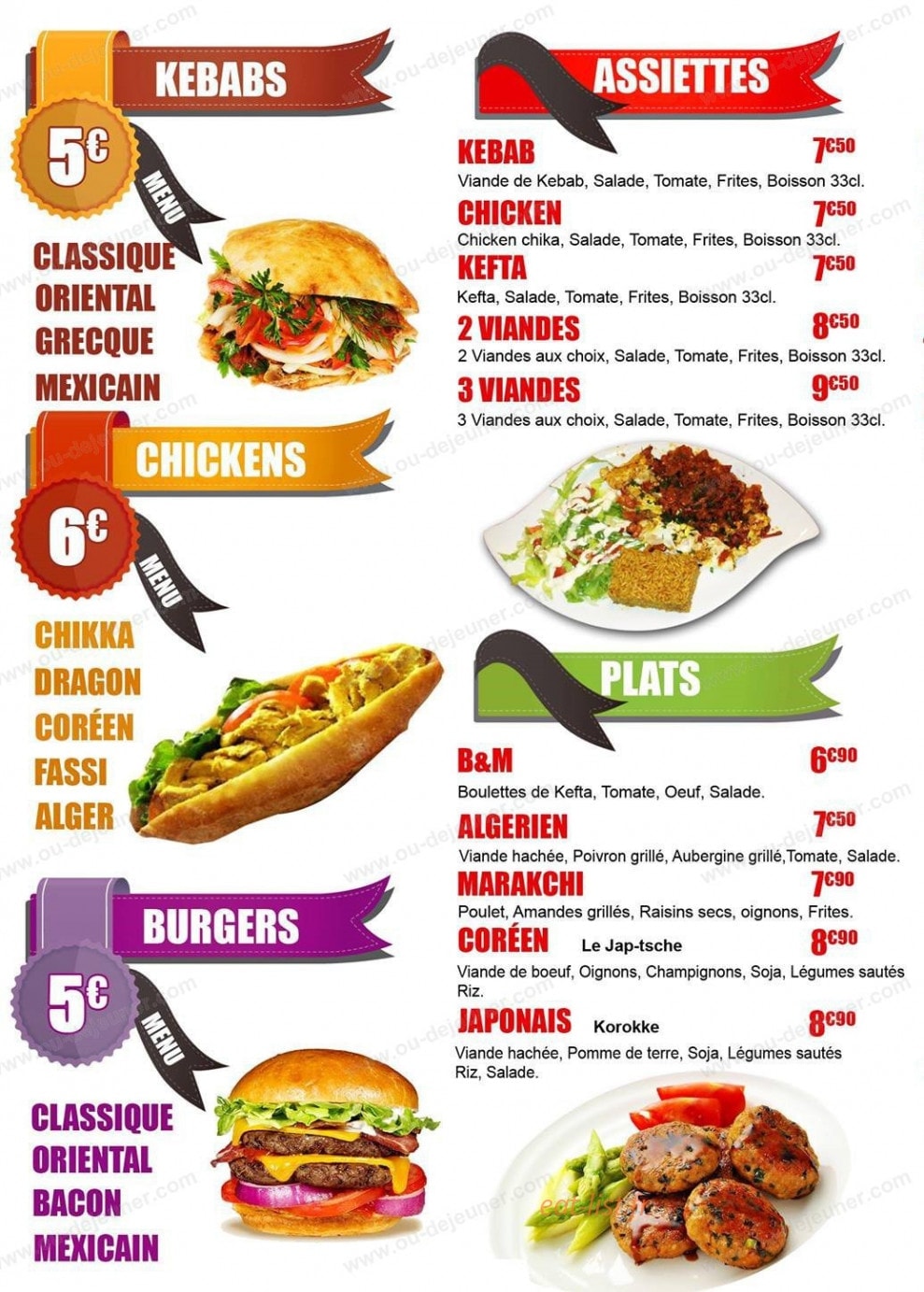 Facefood — carte page 2