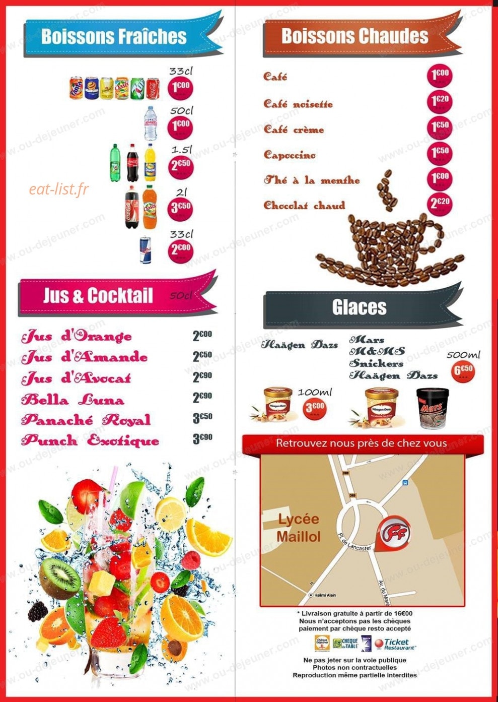 Facefood — carte page 4