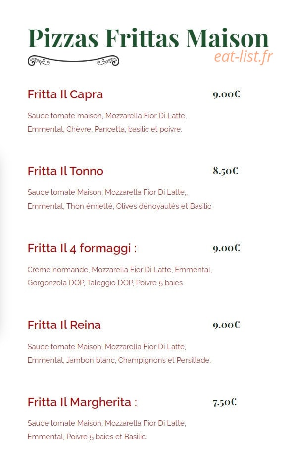 Fricaccia — carte page 4