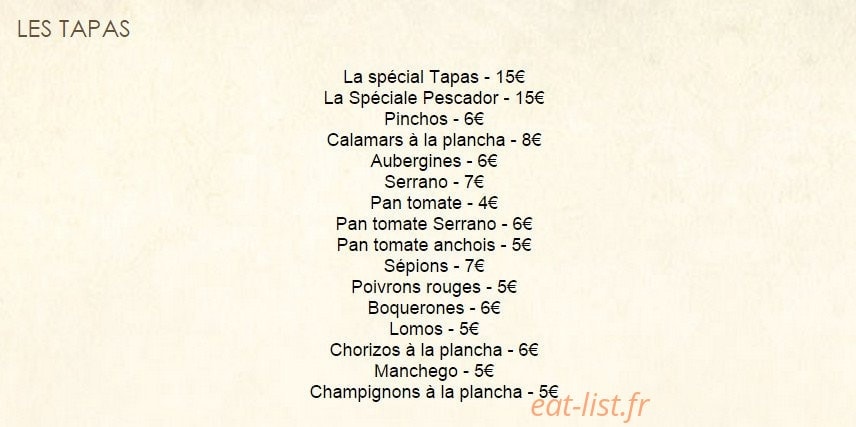 L'Assiette Catalane — carte page 4