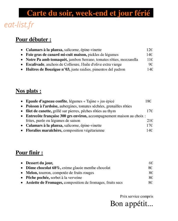 L'intermède — carte page 1