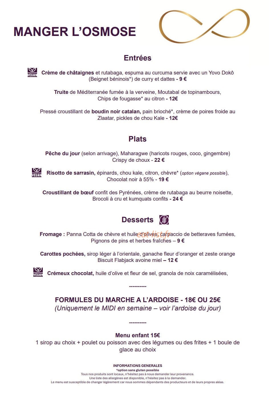 L'Osmose — carte page 1