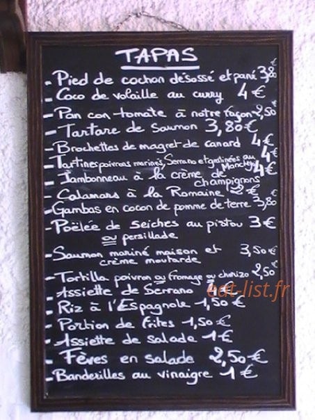 La Bodeguita Los Toros — carte page 1