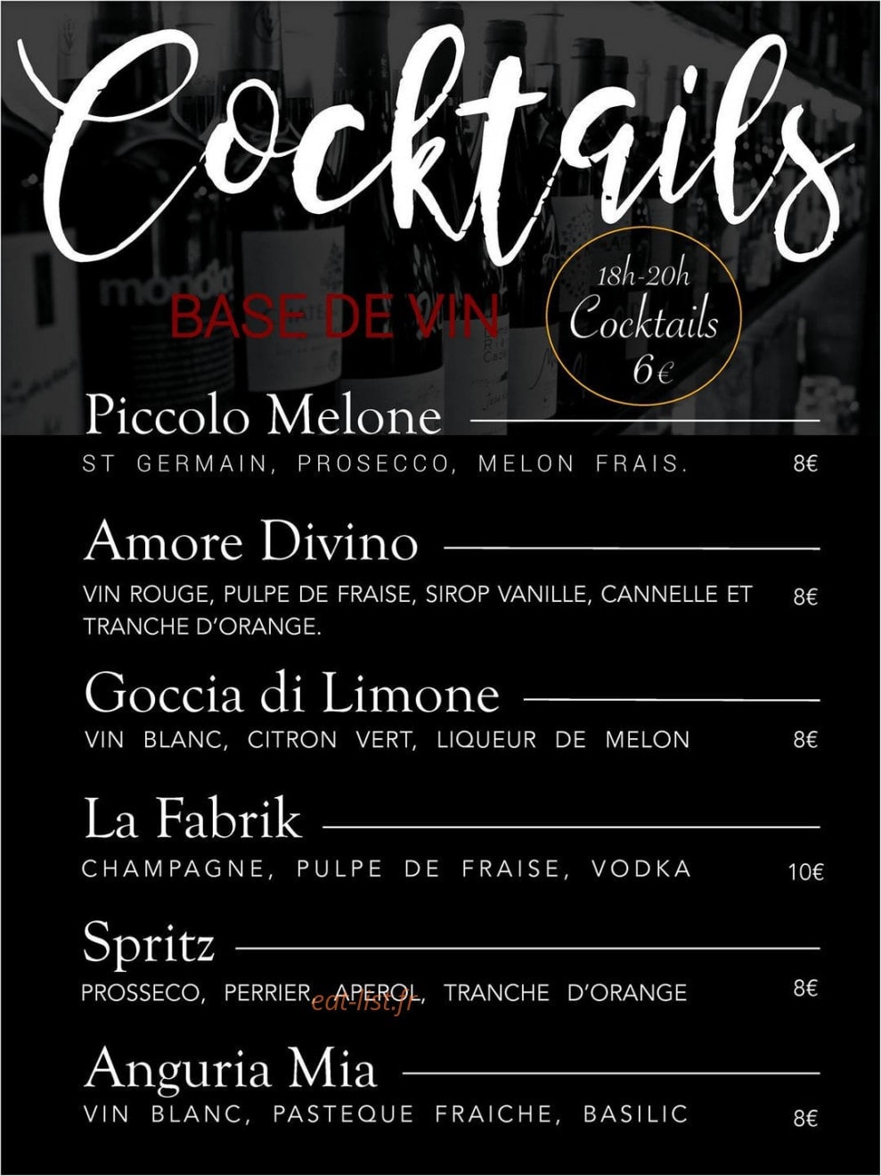 La Fabrik — carte page 2