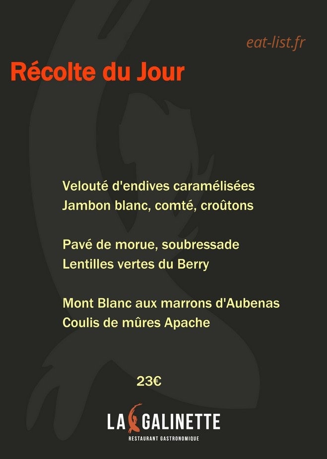La à Perpignan menu et photos