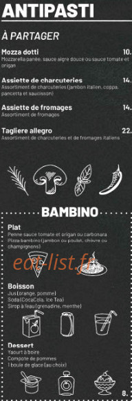 La Pizza d'en Face — carte page 4