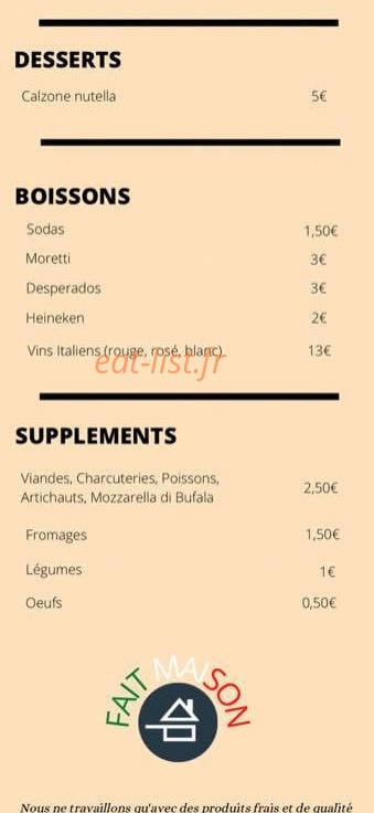 La pizzeria dei Tatuati — carte page 5