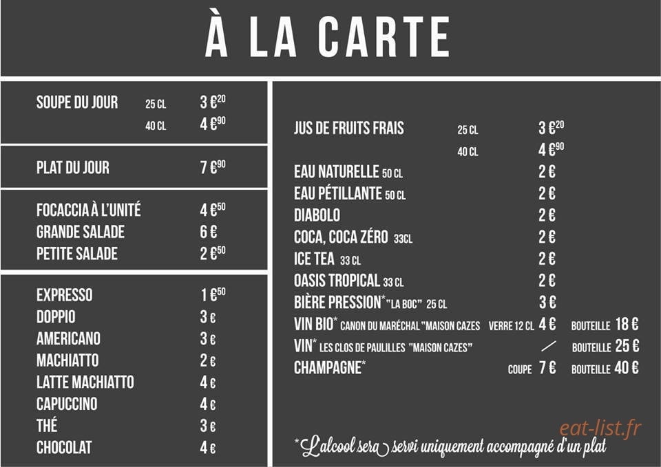 La Terrasse — carte page 3