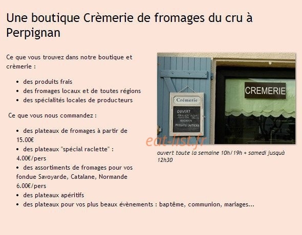 Le Bar à Lait — carte page 4