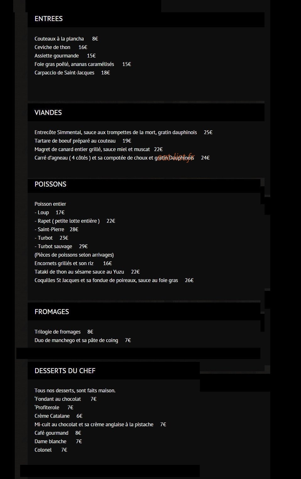 Le boudoir — carte page 2