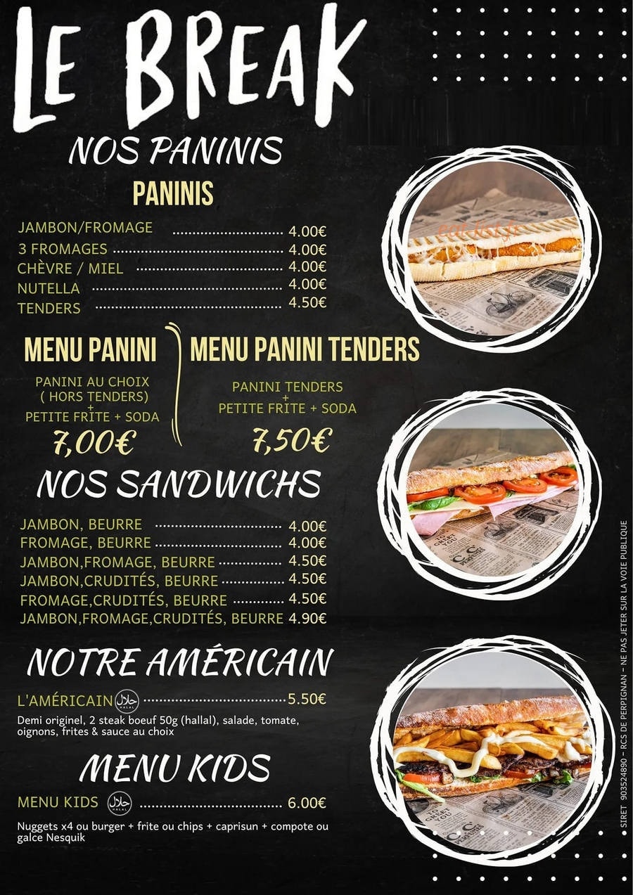 Le break — carte page 4