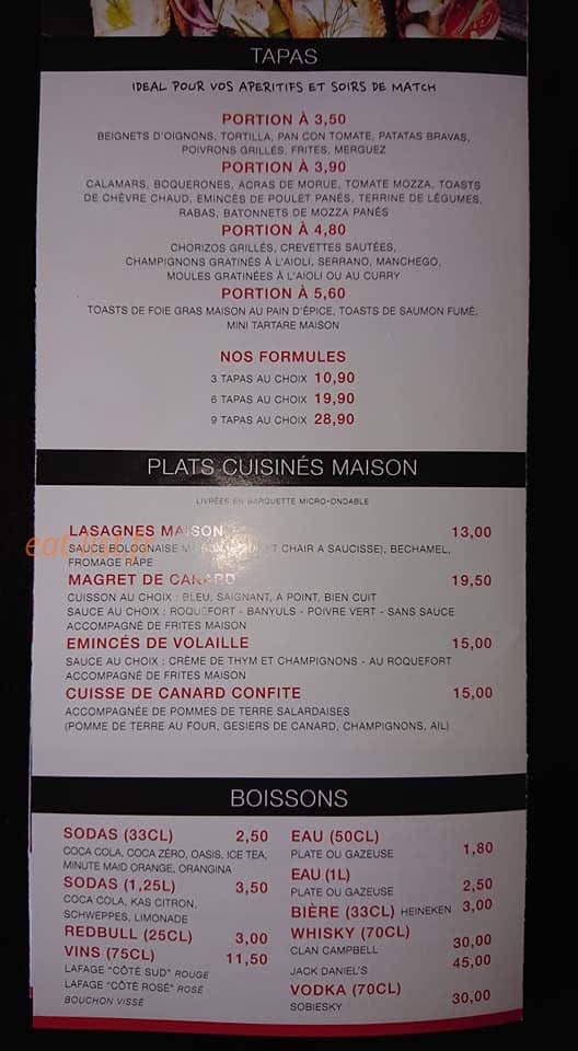Le Bus Café — carte page 4