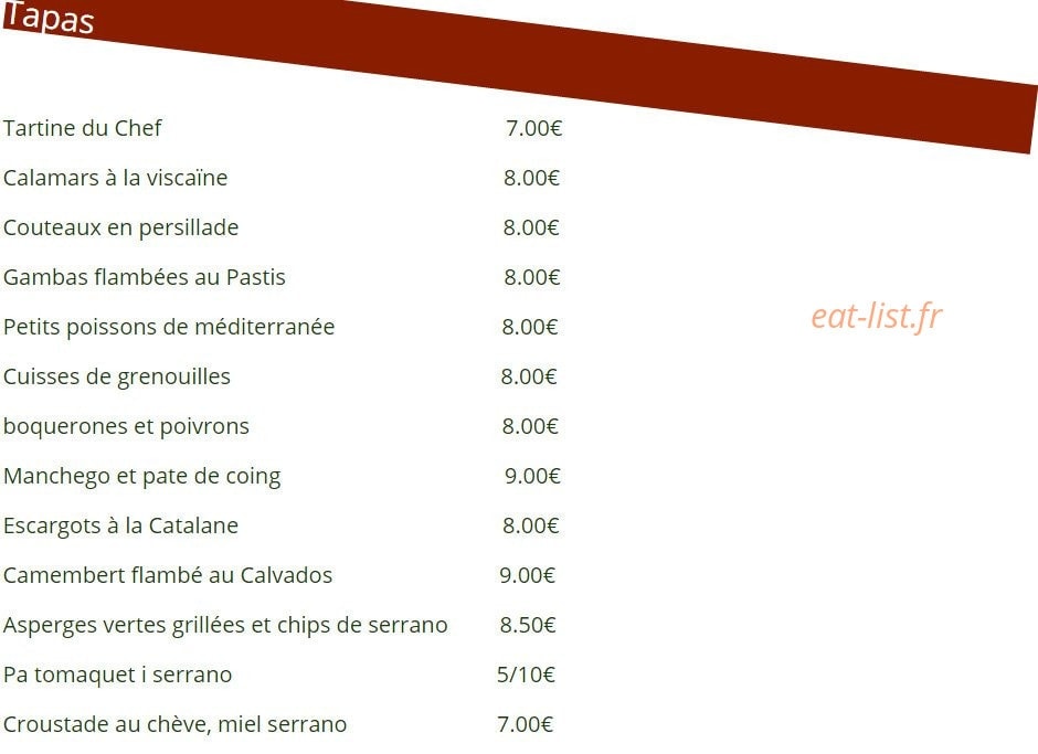 Le Figuier — carte page 1