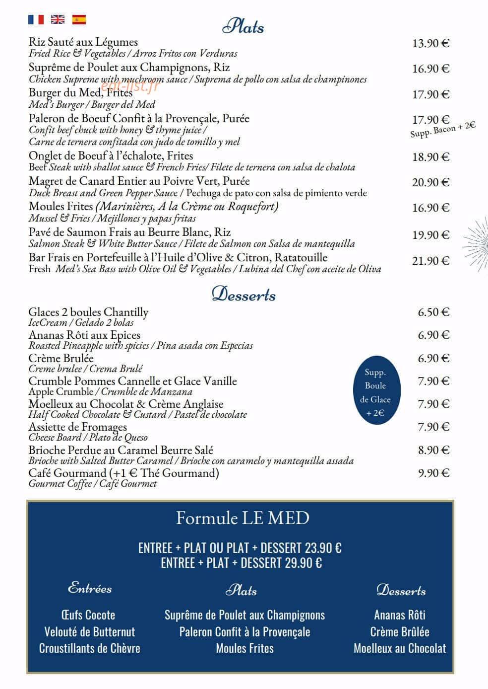 Le Mediterranee — carte page 3