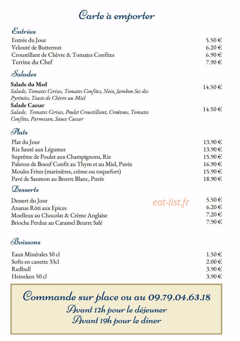 Le Mediterranee — carte page 4