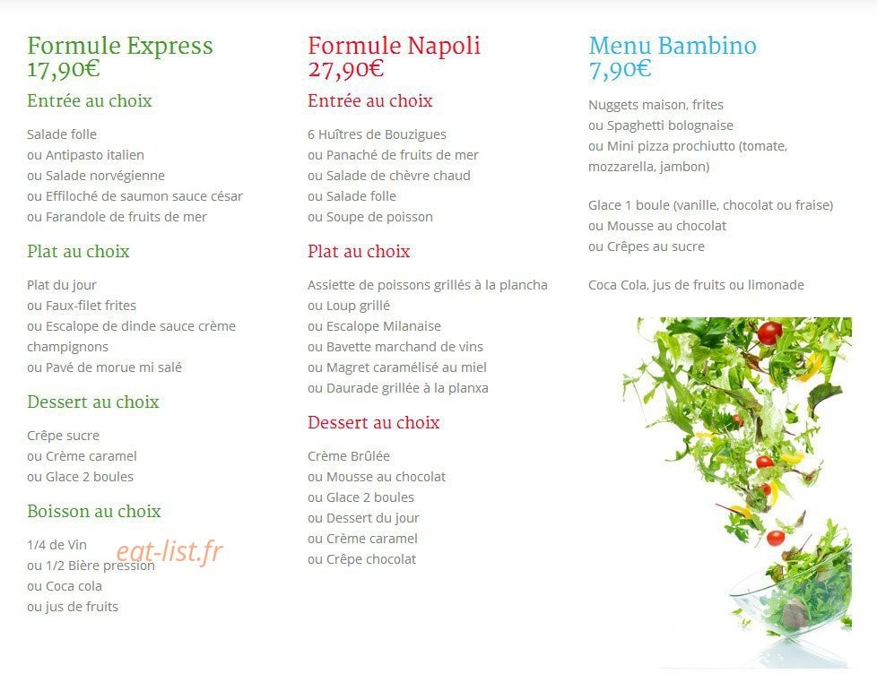 Le Napoli — carte page 10
