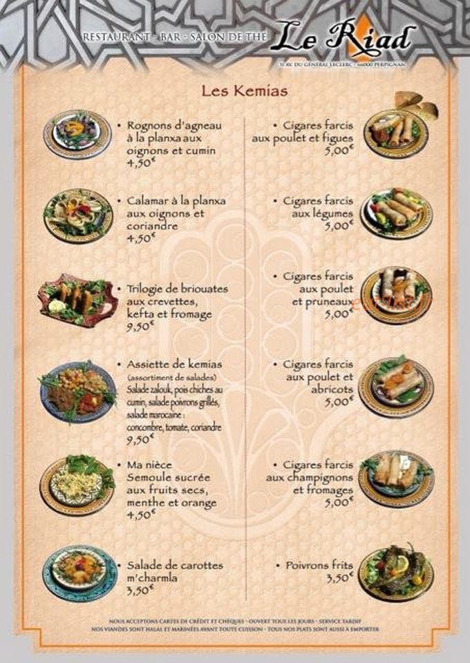 Le Riad — carte page 9