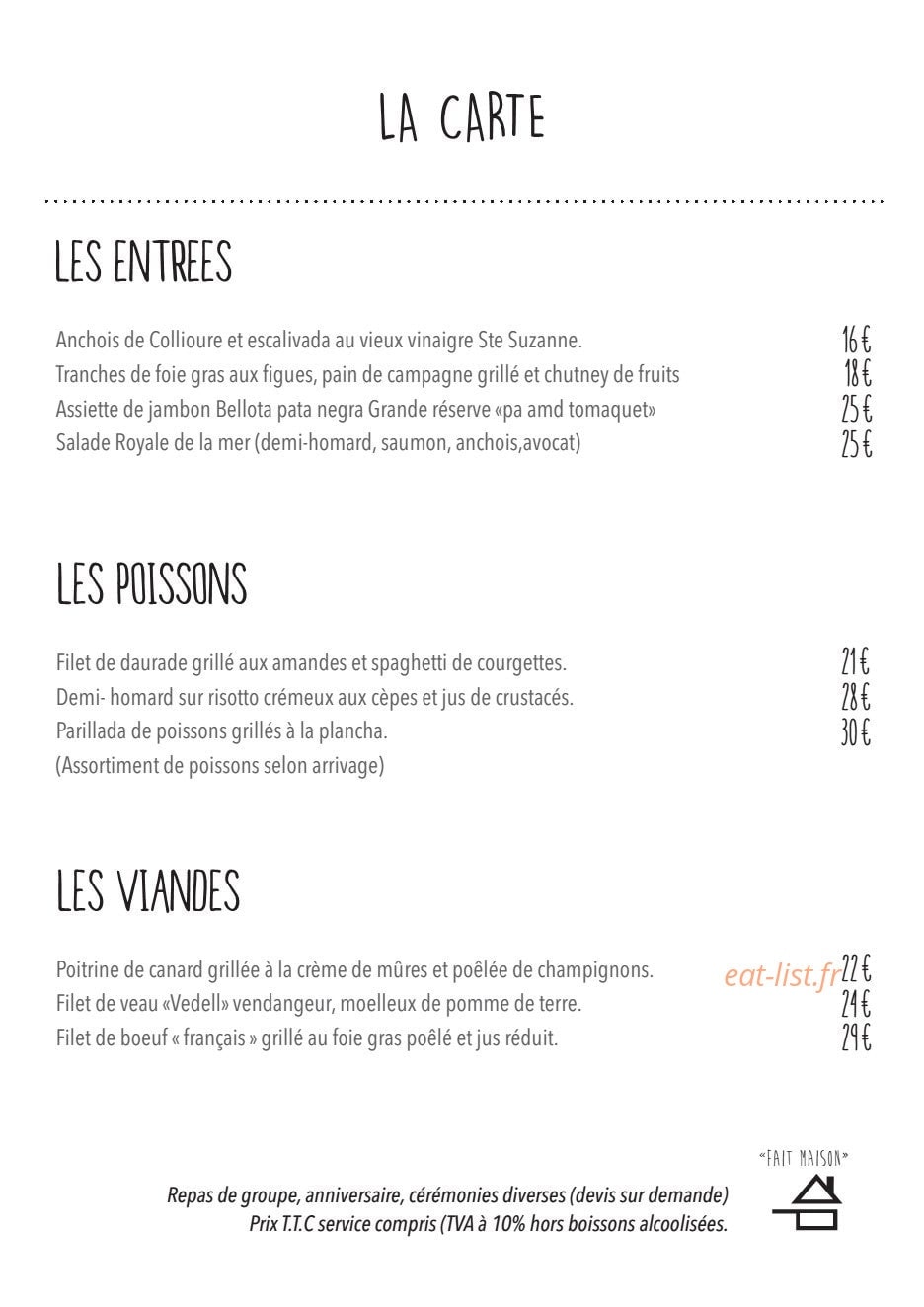 Le Yucca — carte page 4