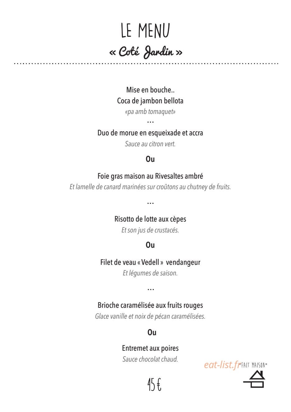 Le Yucca — carte page 5