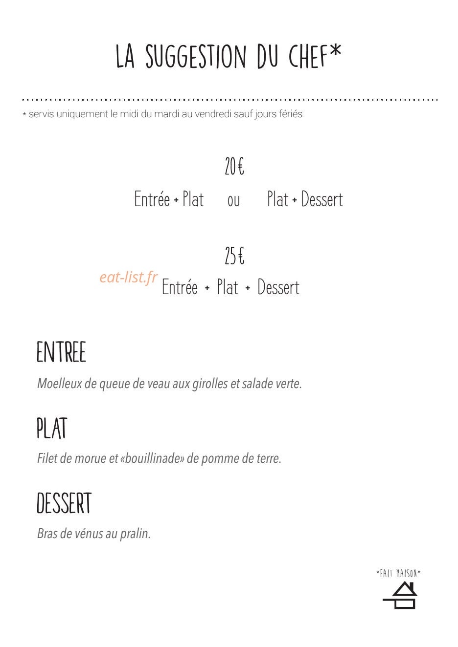 Le Yucca — carte page 2