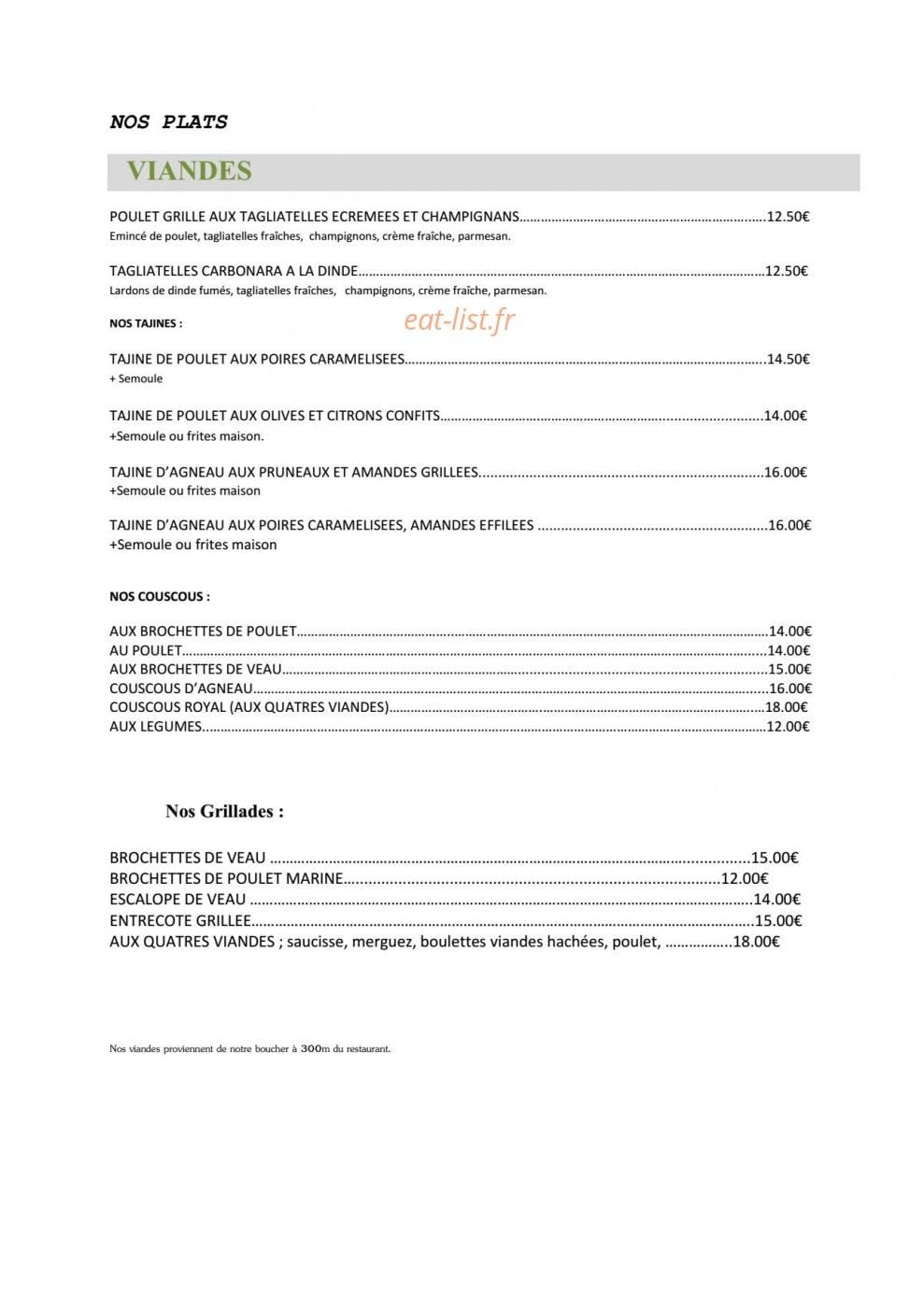 Ma Pause Delice — carte page 2