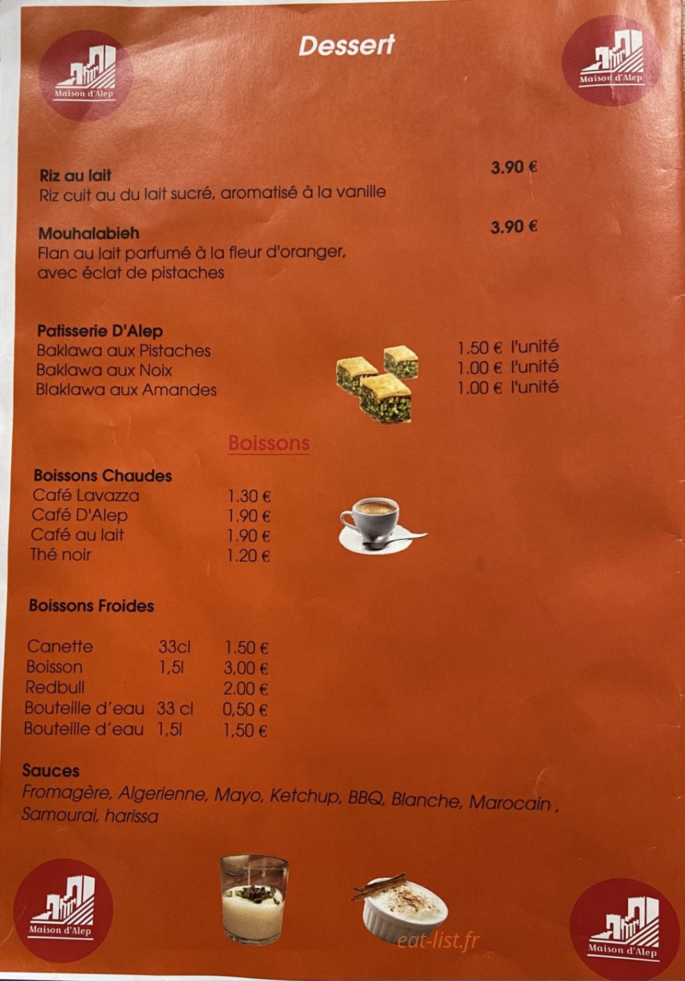 Maison D’Alep — carte page 4