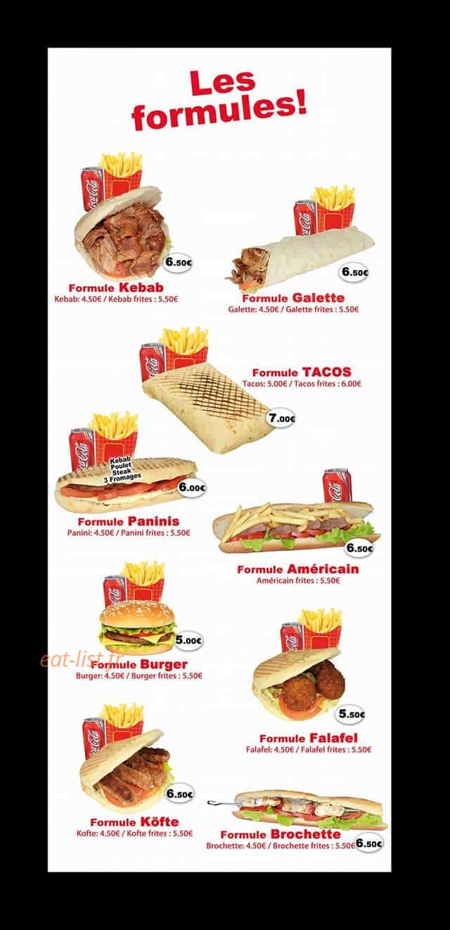 Mis Kebab — carte page 3