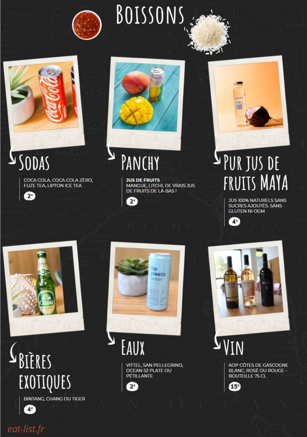 My Little Warung — carte page 3