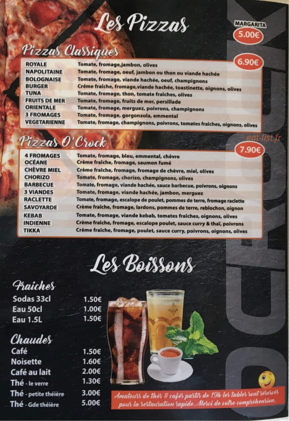 O'Crock ! — carte page 3