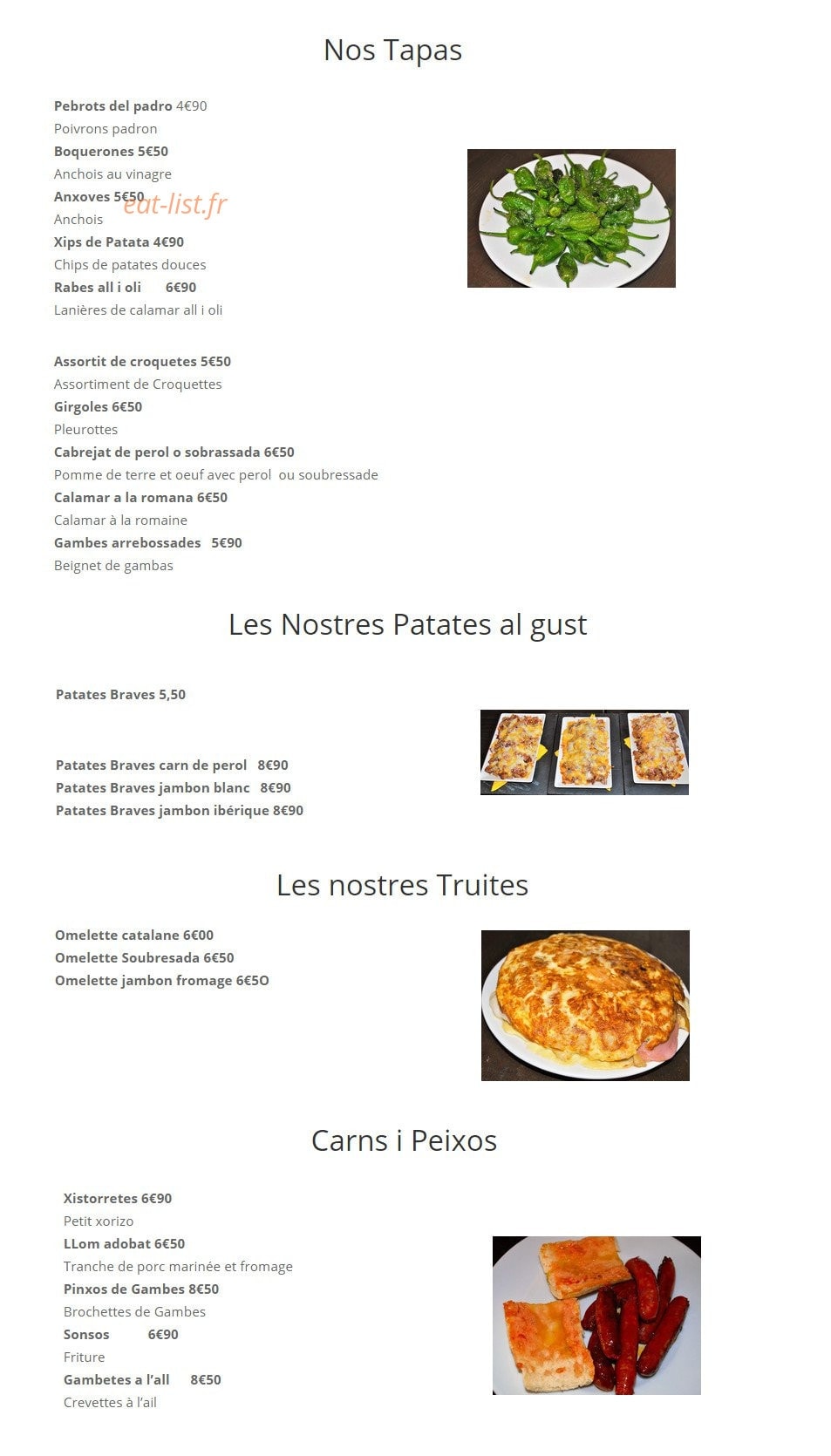 Pa amb tomate — carte page 2