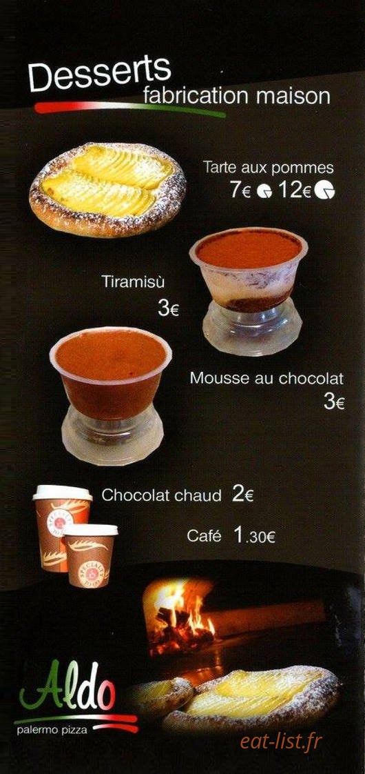 Palermo pizza Aldo — carte page 5