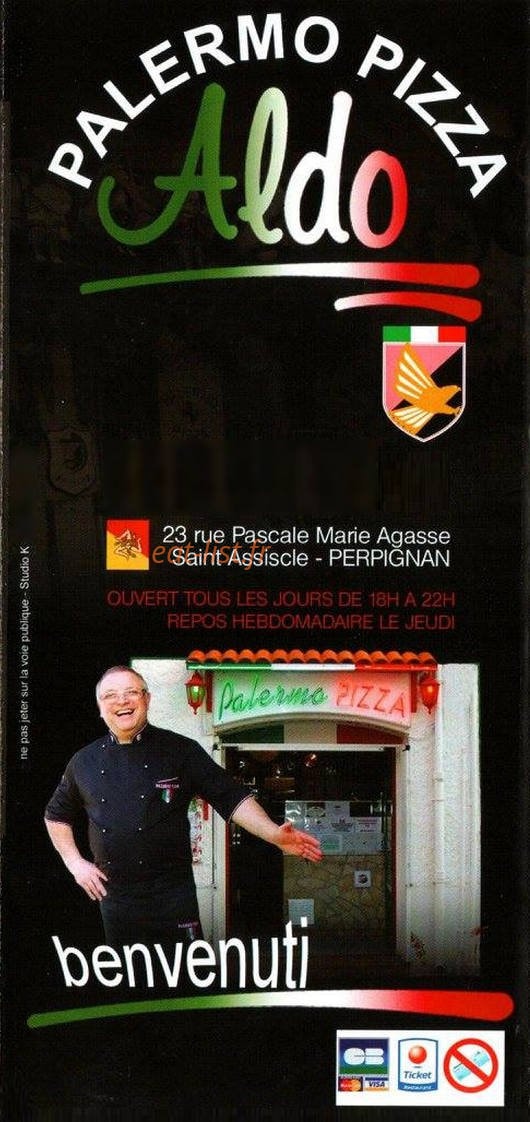 Palermo pizza Aldo — carte page 6