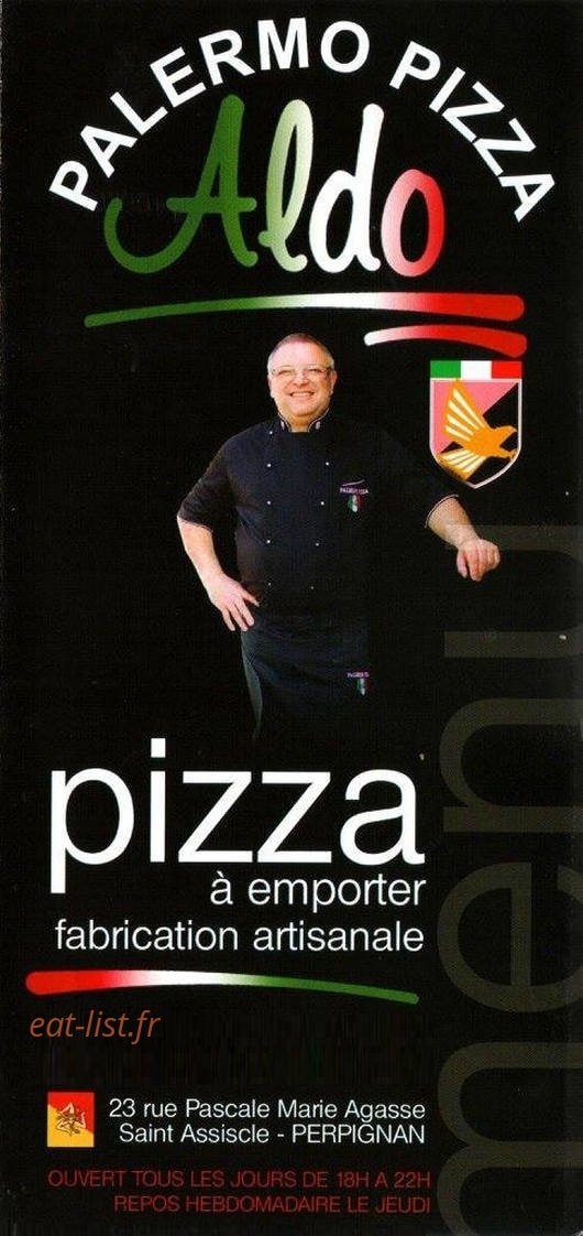 Palermo pizza Aldo — carte page 1