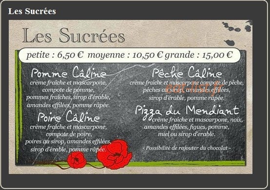 Papa Dom's Pizza — carte page 5