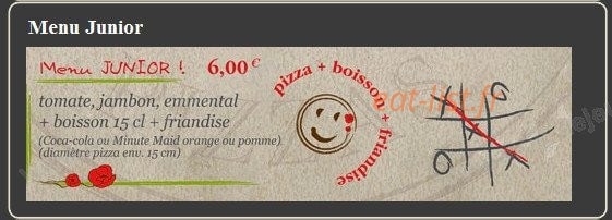 Papa Dom's Pizza — carte page 3