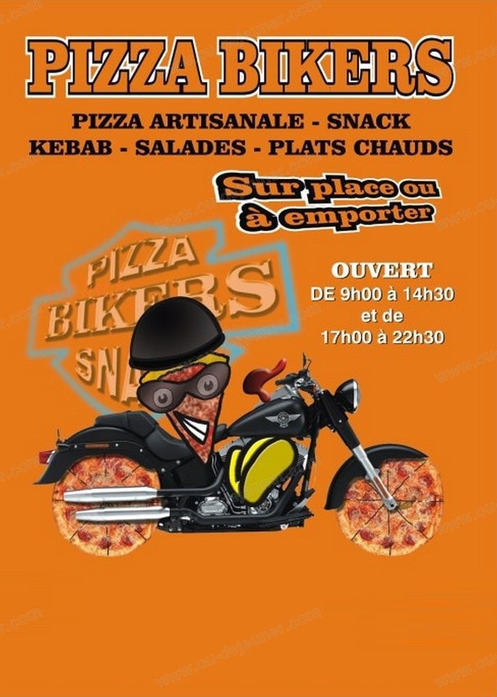 Pizza bikers 66 — carte page 1