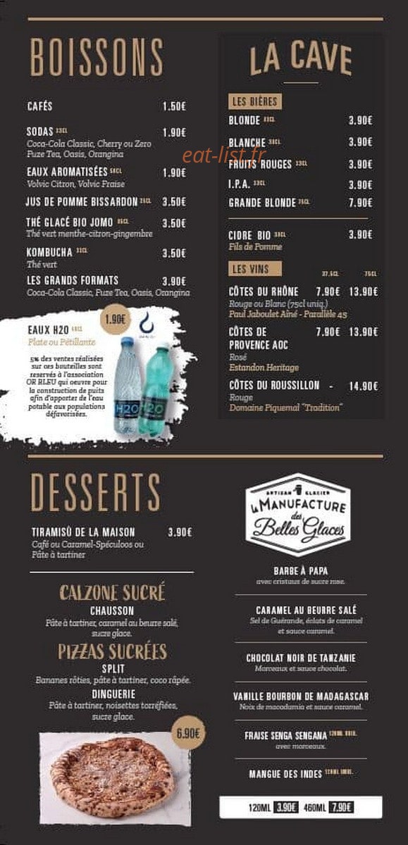 Pizza Cosy Perpignan — carte page 4
