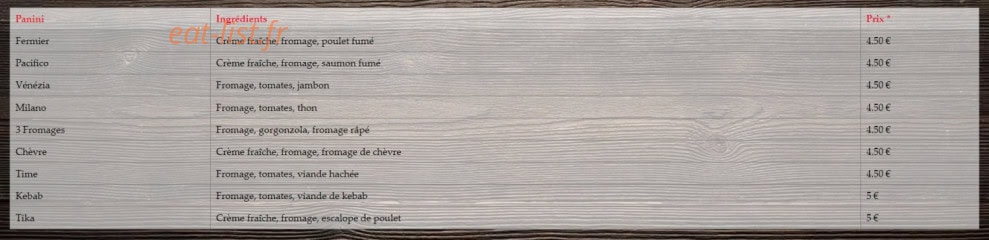 Pizza Time — carte page 3
