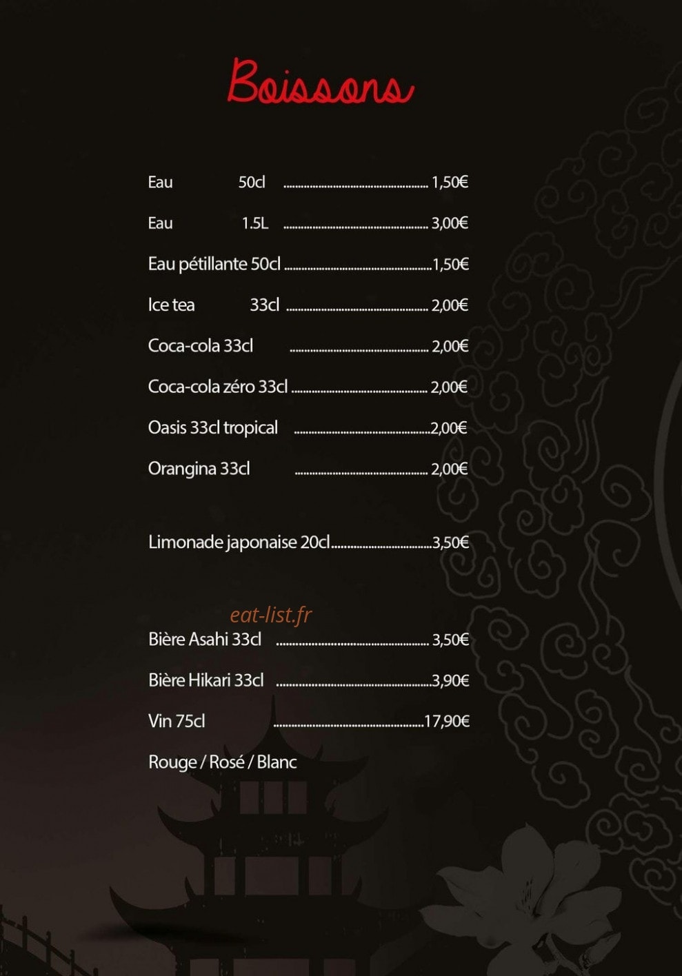 SabaiDee Sushi — carte page 12