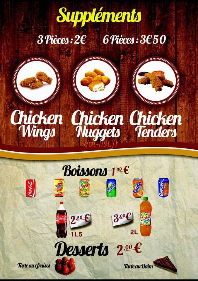 Sos Tacos — carte page 1