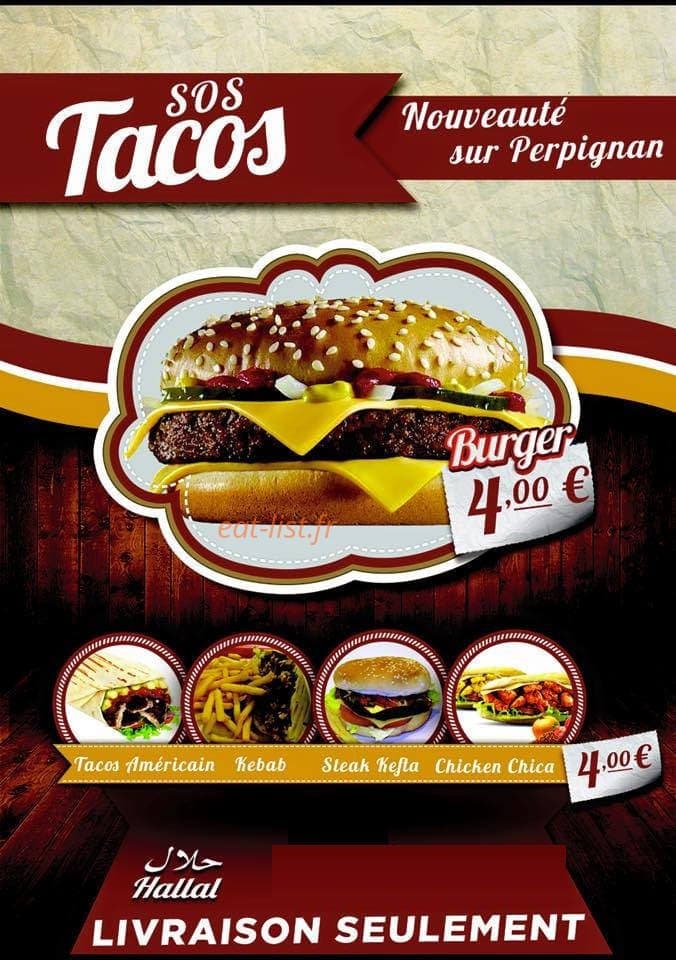 Sos Tacos — carte page 2