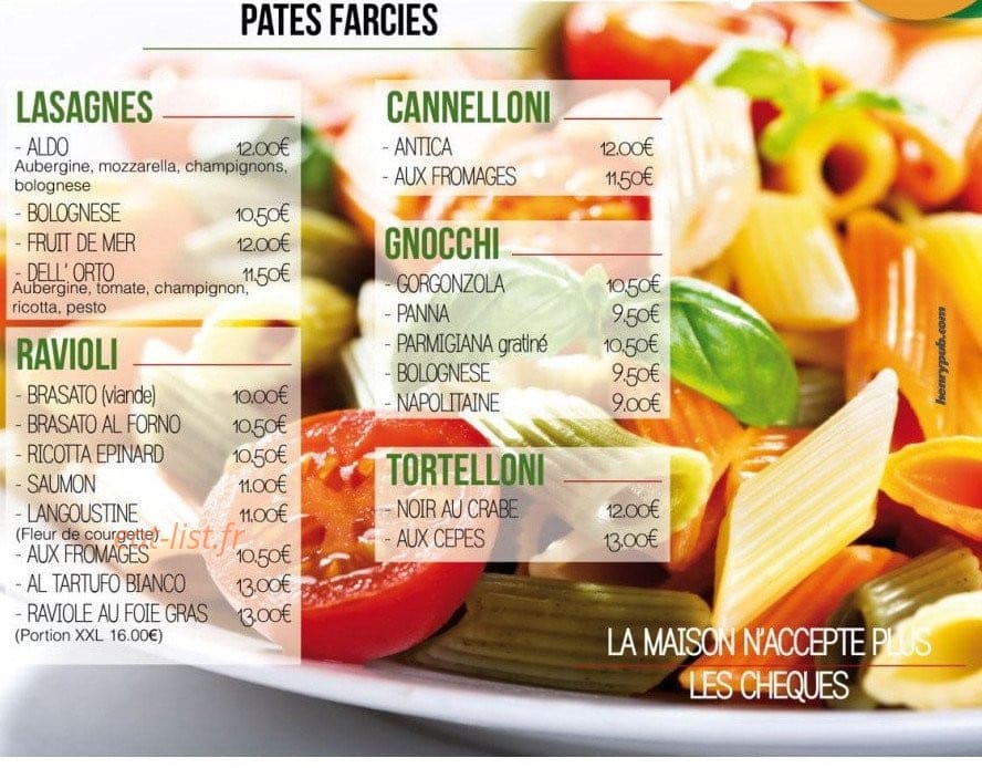 Spaghetteri Aldo — carte page 6